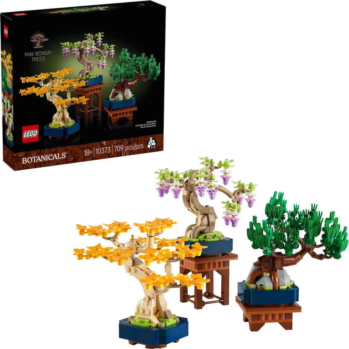 LEGO Τουβλάκια Botanicals Mini Bonsai Trees για 18+ Ετών 709τμχ 10373 - Image 1