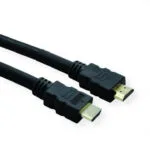 Roline Cable HDMI male - HDMI male 25m Μαύρο 14.01.3458-3