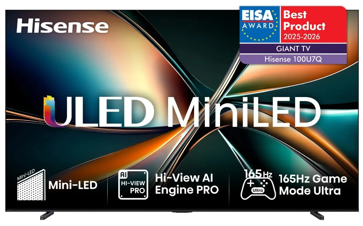 20250926104400_hisense_smart_tileorasi_100_4k_uhd_mini_led_u7q_hdr_2025_100u7q.jpeg Hisense Smart Τηλεόραση 100" 4K UHD Mini LED U7Q HDR (2025) 100U7Q - Image 1
