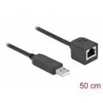 Delock Usb To Rs-232 Rj45 Serial Cable Cisco Router M-f 0.5m Delock 64163