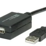 Value USB 2.0 Cable USB-A male - USB-A female Μαύρο 12m 12.99.1110