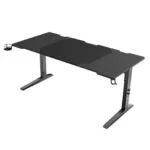 Γραφείο Gaming Holm Ξύλινο Μαύρο με LED 160x70x75εκ. NDS-2250