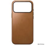 Nomad Modern Back Cover Δερμάτινο 0.85mm Καφέ (iPhone 17 Pro Max)