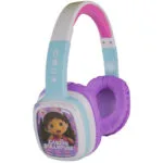 Lazerbuilt Gabby’s Dollhouse Flip ’n Switch Ασύρματα Bluetooth Παιδικά On Ear Ακουστικά Πολύχρωμα