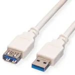 Καλώδιο Usb Value Usb-a 1.8 M Λευκό 11.99.8978
