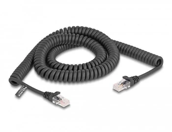 DeLock U/UTP Cat.5e (Gigabit) Καλώδιο Δικτύου Ethernet 3m Μαύρο - Image 1