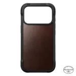 Nomad Back Cover Δερμάτινο / Σιλικόνης / Πλαστικό 1.11mm με Λουράκι Καφέ (iPhone 17 Pro Max)