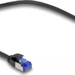 S/FTP Cat.6a (Gigabit) Καλώδιο Δικτύου Ethernet 0.25m Μαύρο