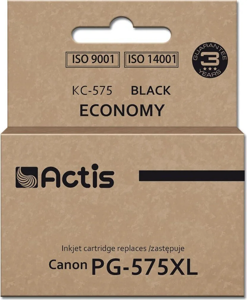 20251001105921_actis_symvato_melani_ektypoti_inkjet_canon_mayro_1tmch_kc_575.jpeg Actis Συμβατό Μελάνι Εκτυπωτή InkJet Canon 16.5ml Μαύρο 1τμχ KC-575 - Image 1
