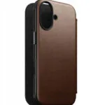 Nomad Book Δερμάτινο 0.85mm Καφέ (iPhone 17)