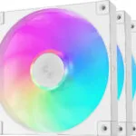 Deepcool Fd14 Case Fan 140mm (1650rpm / 82.53cfm) με ARGB Φωτισμό και Σύνδεση 3-Pin / 4-Pin PWM 3τμχ Λευκό