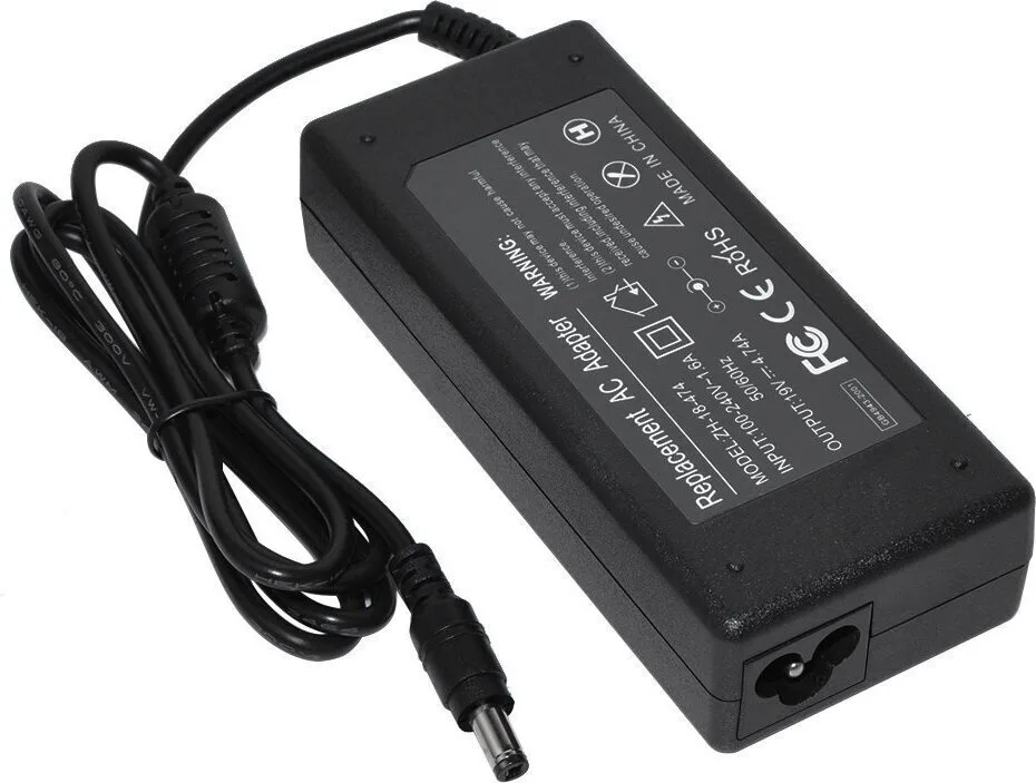 Power Supply Replacement Asus Laptops G1s G2k M2000n M50sr M50sa M50sv M6000n M6700n M6v M70sr 19v/4.74a 90w 5.5 X 2.5mm Jack - Image 1