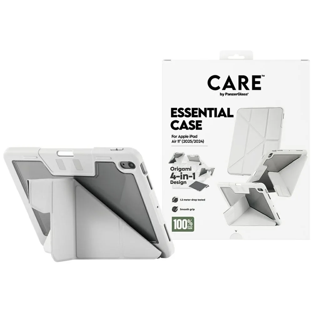 Care By Panzerglass Y Fold Case Ipad Air 11" 2024/2025 Light Gray - Image 1