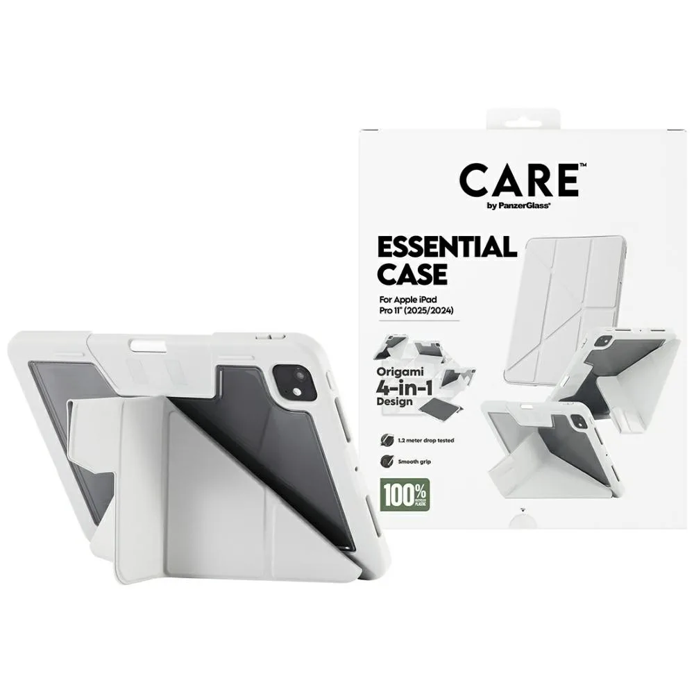 Care By Panzerglass Y Fold Case Ipad Pro 11" 2025/2024 Light Gray - Image 1