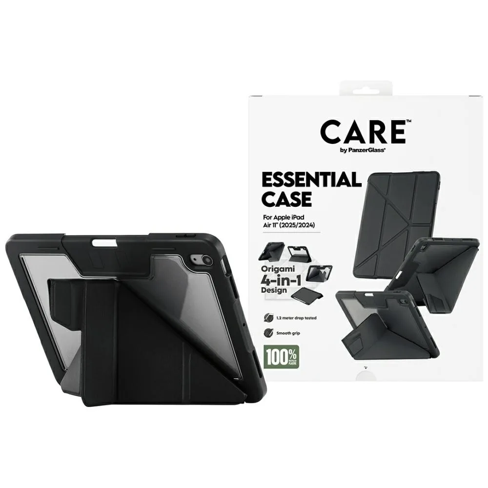 Care By Panzerglass Y Fold Case Ipad Air 11" 2024/2025 Black - Image 1