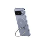 Google Pixelsnap Ring Stand Βάση Γραφείου για Κινητό σε Ασημί χρώμα