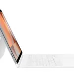 Samsung Flip Cover με Πληκτρολόγιο Λευκή (Galaxy Tab S10+, Tab S9+, Tab S9 FE+)