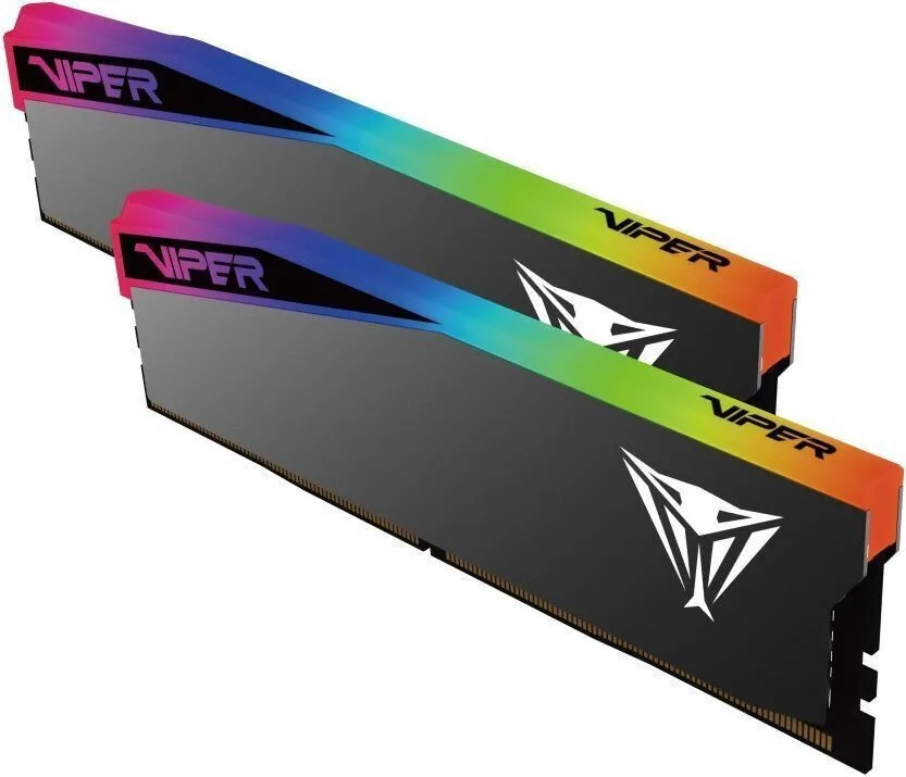 Patriot Viper Rgb Elite DDR5 64GB RAM με 2x32GB Modules και Ταχύτητα 6400 για Desktop VEUR564G6432K - Image 1