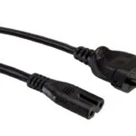 Value Euro / IEC C7 - Euro / IEC C7 Cable 5m Μαύρο 19.99.2094
