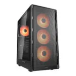 Cougar Airface Pure PRO Gaming Midi Tower Κουτί Υπολογιστή με ARGB Φωτισμό Μαύρο