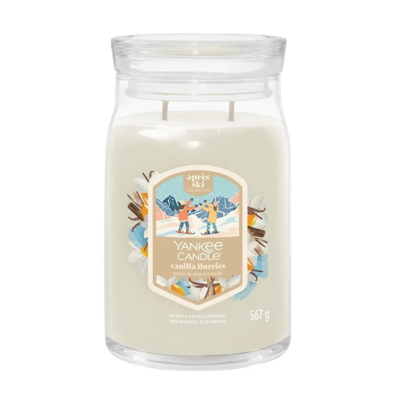 20251006092836_yankee_candle_aromatiko_keri_signature_se_vazo_me_aroma_vanilia_2653157.jpeg Yankee Candle Αρωματικό Κερί Signature σε Βάζο με Άρωμα Vanilla Flurries 567gr 2653157 - Image 1