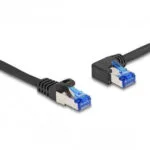DeLock S/FTP Cat.6a (Gigabit) Καλώδιο Δικτύου Ethernet 2m Μαύρο