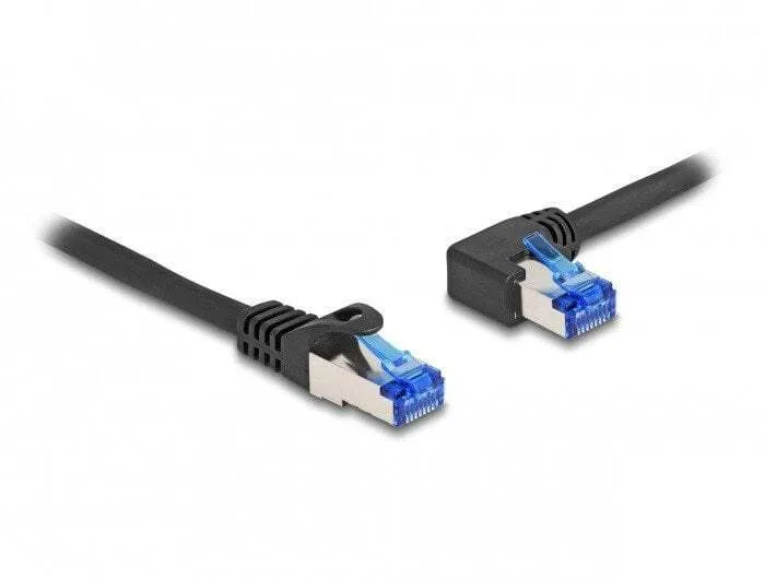 DeLock S/FTP Cat.6a (Gigabit) Καλώδιο Δικτύου Ethernet 2m Μαύρο - Image 1
