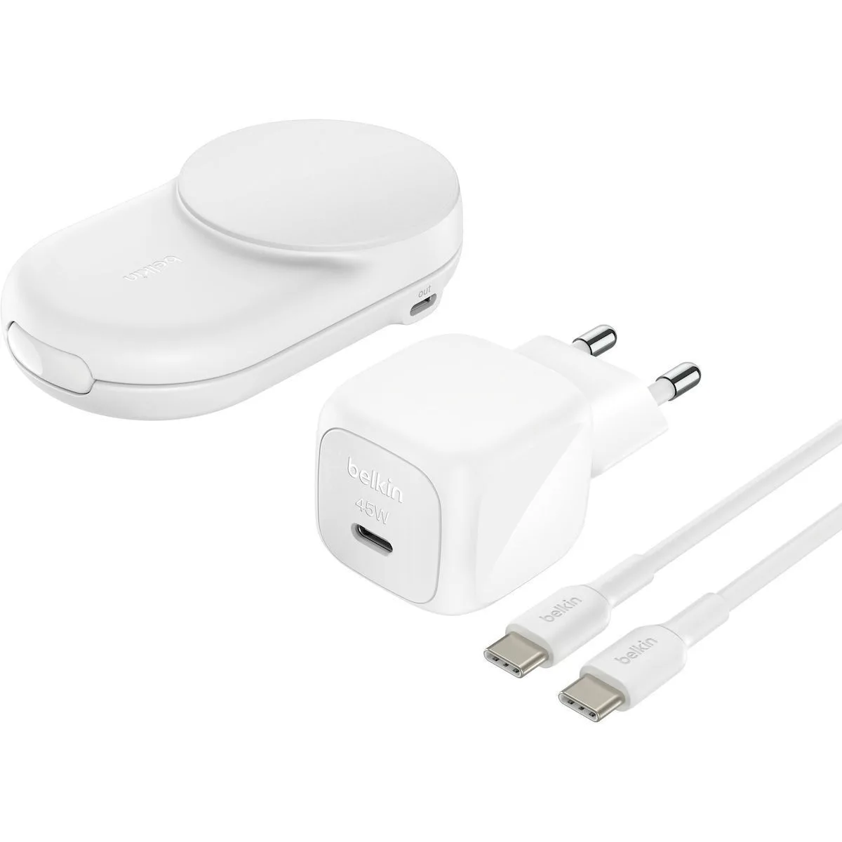 20251006132141_belkin_asyrmatos_fortistis_qi2_me_thyra_usb_c_25w_leykos_ultracharge.jpeg Belkin Ασύρματος Φορτιστής Qi2 με Θύρα USB-C 25W Λευκός (UltraCharge) - Image 1