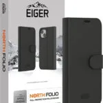 Eiger Back Cover Πλαστικό / Δερμάτινο Μαύρο (iPhone 16 Plus) EGCA00634