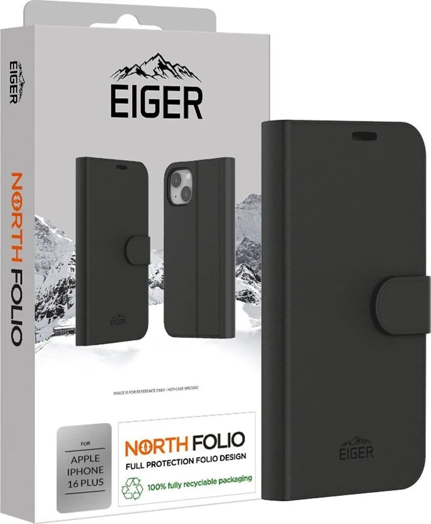 20251007105345_1a6ad39c.jpeg Eiger Back Cover Πλαστικό / Δερμάτινο Μαύρο (iPhone 16 Plus) EGCA00634 - Image 1