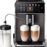 Saeco GranAroma Αυτόματη Μηχανή Espresso 1500W Πίεσης 15bar για Cappuccino με Μύλο Άλεσης Μαύρη