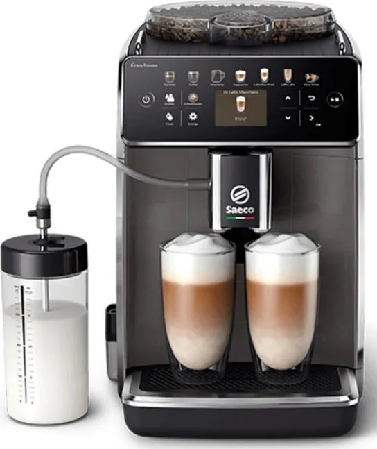 Saeco GranAroma Αυτόματη Μηχανή Espresso 1500W Πίεσης 15bar για Cappuccino με Μύλο Άλεσης Μαύρη - Image 1