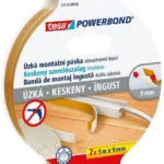 Tesa Powerbond Αυτοκόλλητη Αφρώδης Ταινία Διάφανη 2mx9mm 2τμχ 55714-00000-04