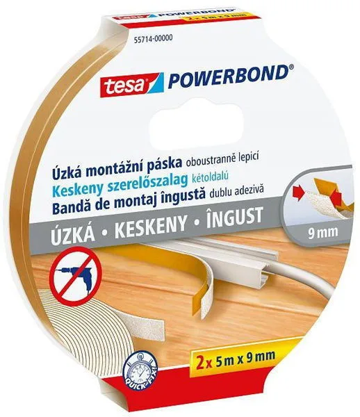 20251010101147_tesa_powerbond_aytokolliti_afrodis_tainia_2mx9mm_2tmch_55714_00000_04_4042448336668.jpeg Tesa Powerbond Αυτοκόλλητη Αφρώδης Ταινία Διάφανη 2mx9mm 2τμχ 55714-00000-04 - Image 1