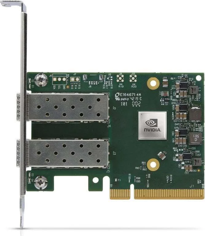 Ελεγκτής Nvidia Nvidia Connectx-6 Lx En Απενεργοποιημένο Crypto Secure Boot Προσαρμογέας Δικτύου Pcie 4.0 X8 Gigabit Ethernet 10gb Ethernet 25gb Ethernet Sfp28 X 2 - Image 1