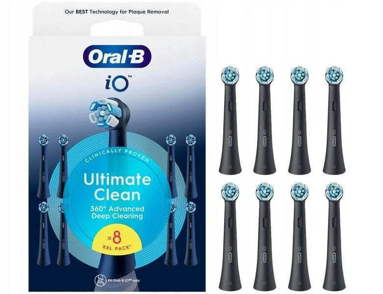 20251010131456_oral_b_io_ultimateclean_antallaktikes_kefales_gia_ilektriki_odontovourtsa_8tmch.jpeg Oral-B Io Ultimateclean Ανταλλακτικές Κεφαλές για Ηλεκτρική Οδοντόβουρτσα 8τμχ - Image 1