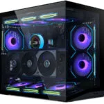 Lian Li O11 Dynamic Mini V2 Gaming Midi Tower Κουτί Υπολογιστή με Πλαϊνό Παράθυρο Μαύρο
