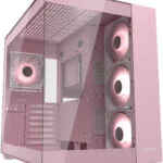 Cougar FV150 RGB Gaming Midi Tower Κουτί Υπολογιστή με Πλαϊνό Παράθυρο Ροζ
