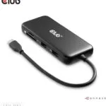 Club3D USB-C Docking Station με HDMI/DisplayPort 4K PD Ethernet Μαύρο (CSV-2551)