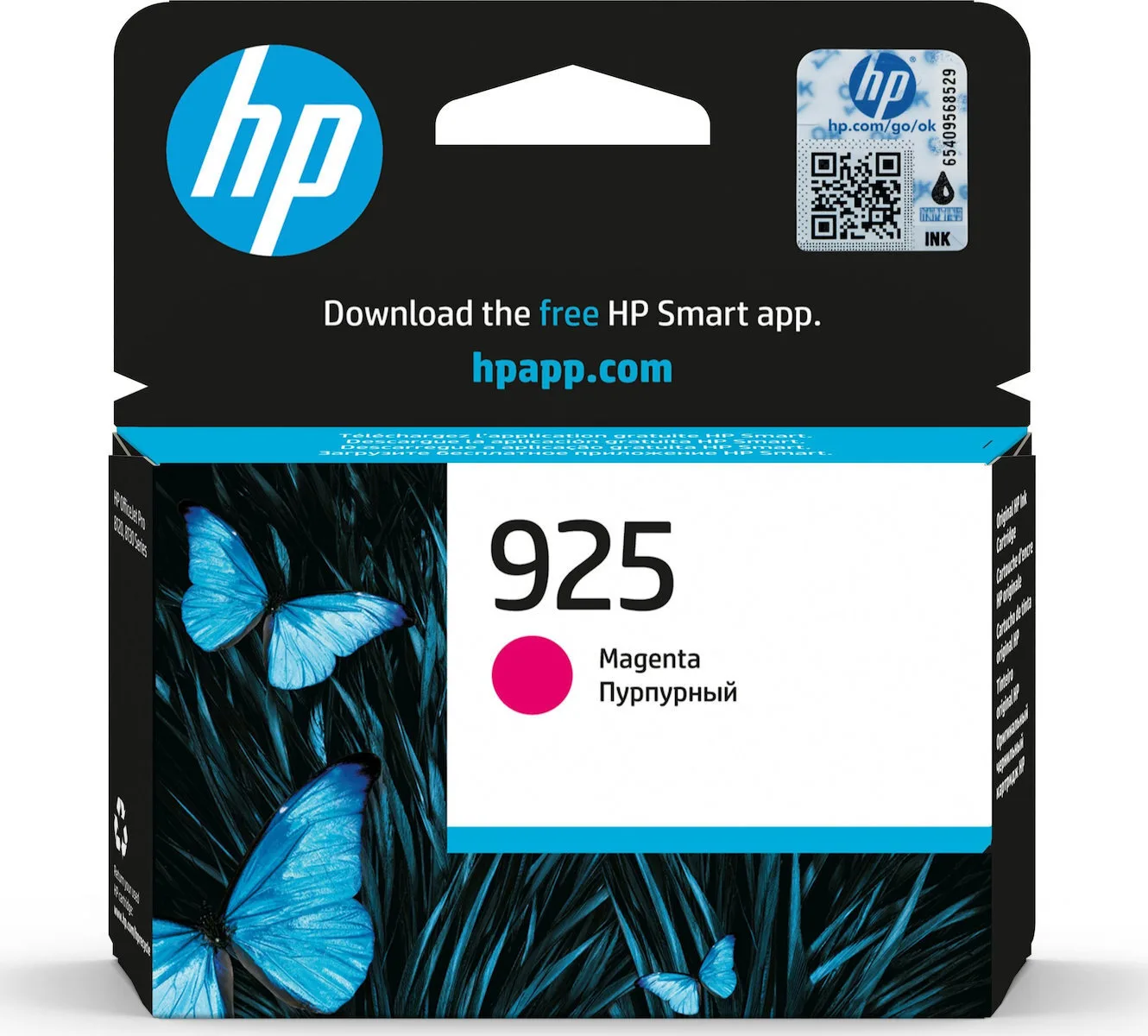 HP 925 Γνήσιο Μελάνι Εκτυπωτή InkJet Ματζέντα (4K0V7PE) - Image 1
