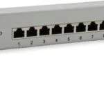 Equip Patch Panel Shielded για Rack 1U 8 Θυρών cat6 Γκρι 227369