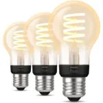 Philips Smart Λάμπες LED 7W για Ντουί E27 και Σχήμα A60 Ρυθμιζόμενο Λευκό 550lm 3τμχ 929002477504