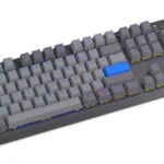 Endorfy Thock V2 Wireless Ασύρματο Gaming Μηχανικό Πληκτρολόγιο με Gateron Yellow διακόπτες και RGB φωτισμό (Αγγλικό US) Γκρι