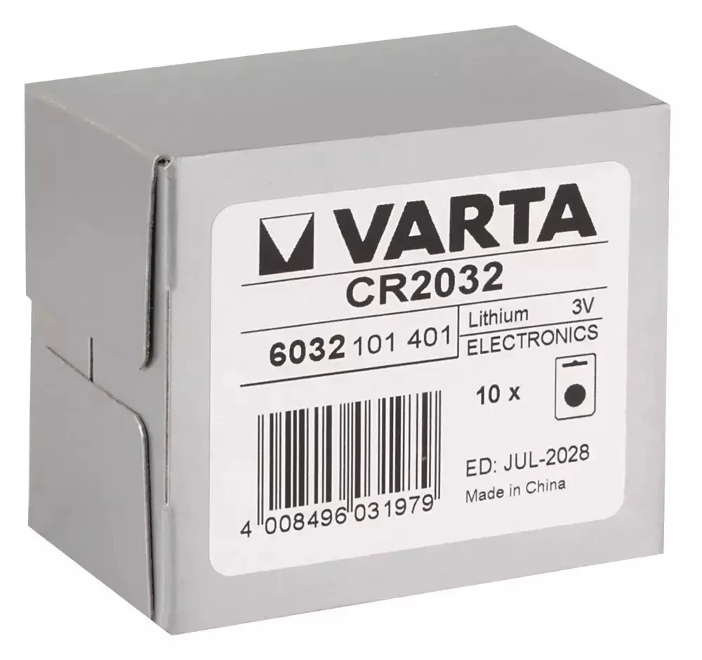 20251015091012_varta_electronics_mpataries_lithiou_rologion_cr2032_3v_10tmch.jpeg Varta Electronics Μπαταρίες Λιθίου Ρολογιών CR2032 3V 10τμχ - Image 1
