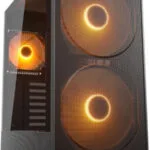 Cougar Airface 180 Gaming Midi Tower Κουτί Υπολογιστή με Πλαϊνό Παράθυρο και ARGB Φωτισμό Μαύρο