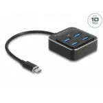 DeLock 64191 Hub 4 Θυρών USB 3.2 με σύνδεση USB-C 64191
