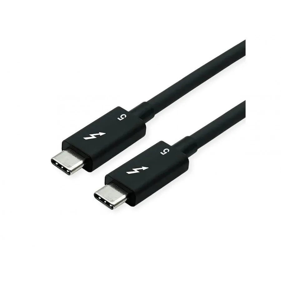20251029173225_roline_thunderbolt_5_cable_usb_type_c_passive_8k60hz_80gbit_s_240w_t_t_1m_black_roline_11_02_9112.jpeg Roline Thunderbolt 5 Cable Usb Type C Passive 8k60hz 80gbit/s 240w T-t 1m Black Roline 11.02.9112 - Image 1