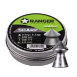 4.5 Mm Ranger Diabolo Professional Sharp Point 500 Pellets Rag