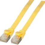 EFB Flat U/FTP (STP) Cat.6a (Gigabit) Καλώδιο Δικτύου Ethernet 1m Κίτρινο K5545GE.1