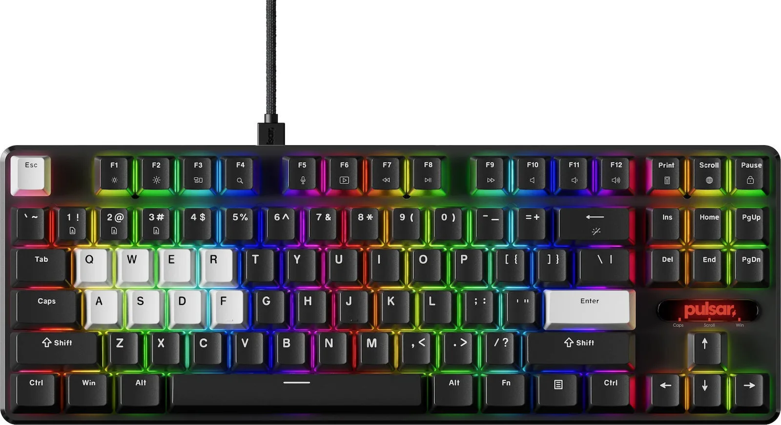 Pulsar PCMK 2 HE Ηall Effect Gaming Πληκτρολόγιο Tenkeyless με Magnetic διακόπτες και RGB φωτισμό (Αγγλικό US) - Image 1